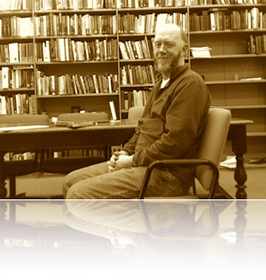 David Haig in his office at Harvard